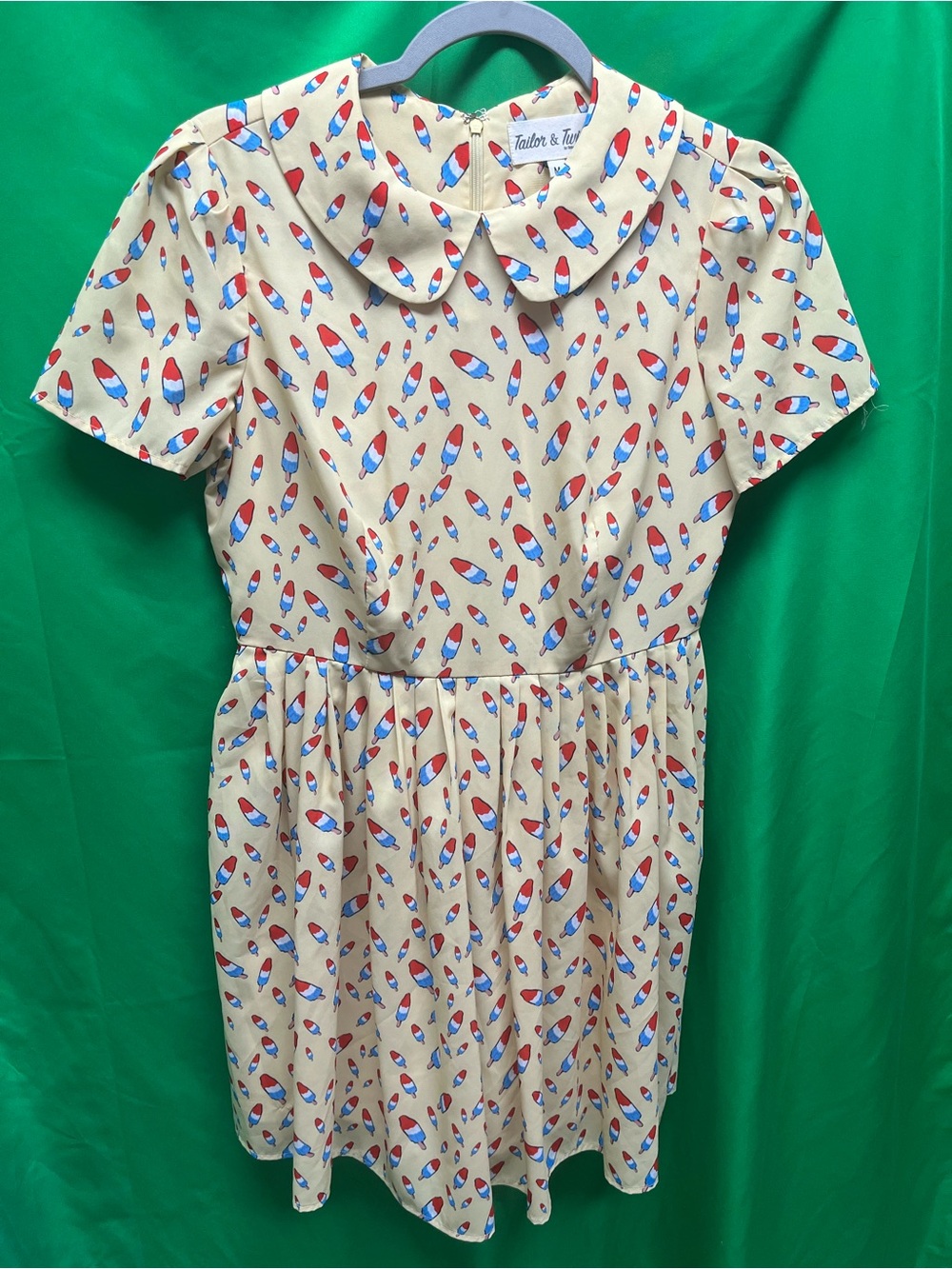 Tailor & Twirl yellow firecracker dress